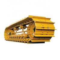 bulldozer excavator undercarriage track chains rollers idler sprocket custom track shoe plate single grouser track pads