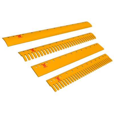 7ft excavator grader serrated blade 7d1577 cat heavy duty motor grader 15 hole blades cutting edge 5d9553 5d9554 7d1158 4t2242